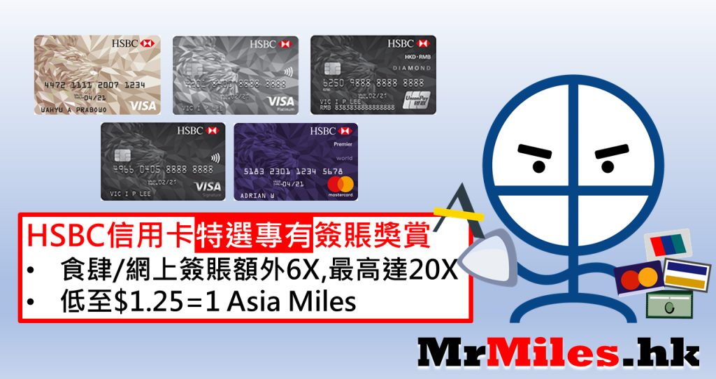 HSBC特選 專有簽賬獎賞 電腦隨機抽選 中選機會均等(2018年3月) - 里先生 Mr. Miles | 里數攻略 | 信用卡酒店旅遊 ...