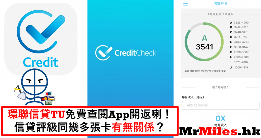 環聯信貸 TU 查閱 信貸評級