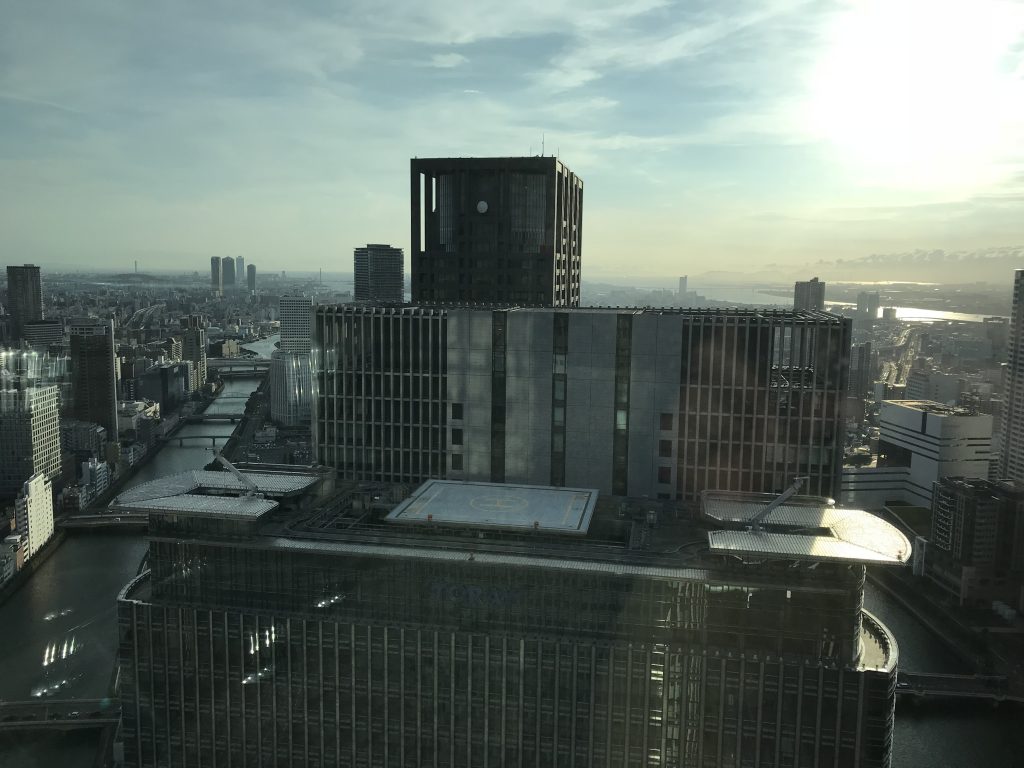 大阪康萊德酒店-房間可欣賞大阪都市景致