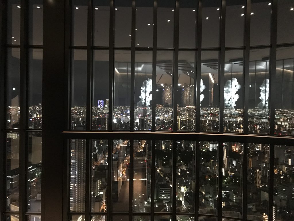 大阪康萊德酒店設施-酒店大堂可盡覽大阪都市景致