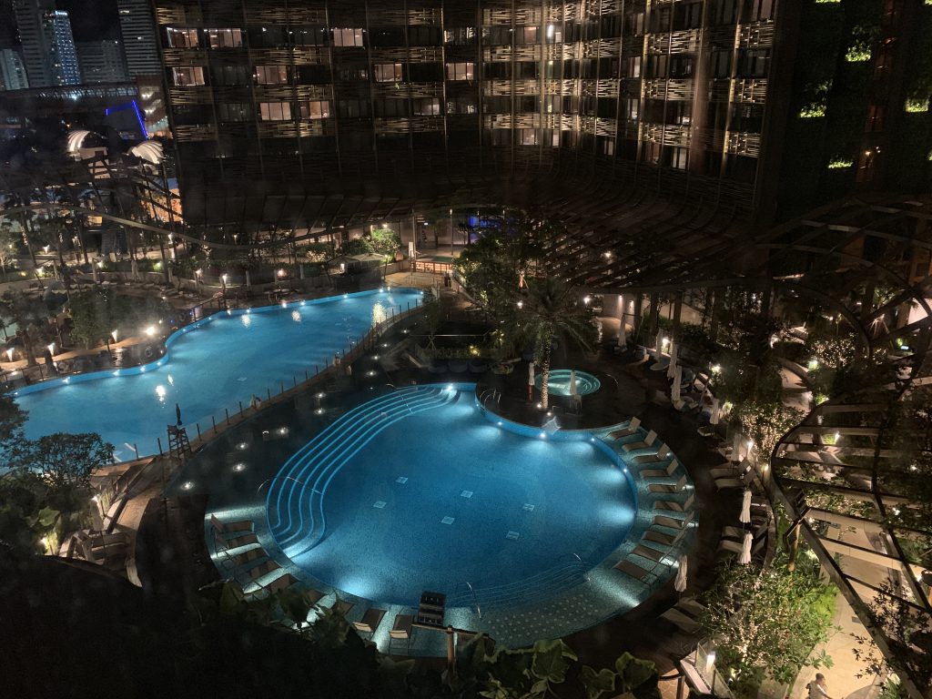 Hong Kong Ocean Park Marriott Hotel-泳池景