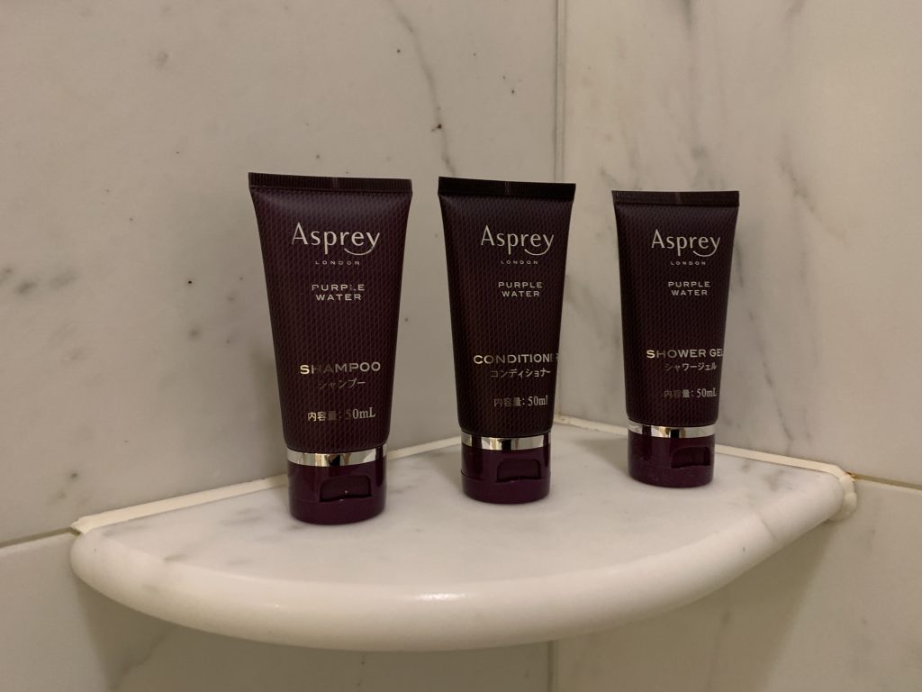 大阪麗思卡爾頓酒店-酒店仍是選用英國品牌Asprey的浴室用品