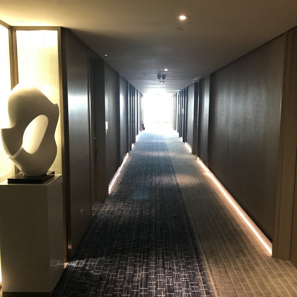 台北新板希爾頓酒店-酒店房間樓層走廊
