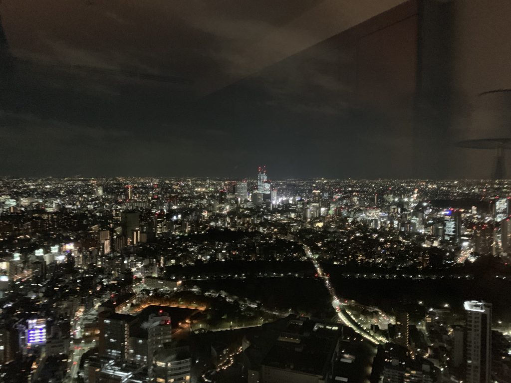 The Ritz-Carlton Tokyo-房間窗外的東京夜景迷人