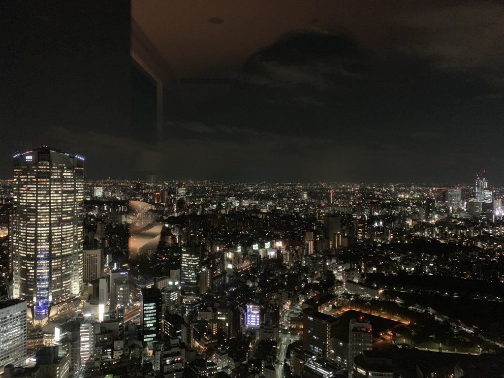 The Ritz-Carlton Tokyo-房間窗外的東京都市景色