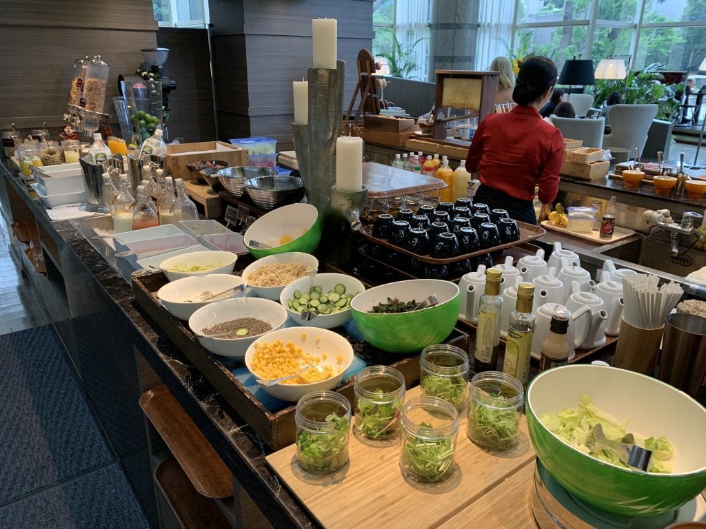東京萬豪酒店Tokyo Marriott Hotel Lounge Dining G自助早餐 10 2025 東京萬豪酒店Lounge & Dining G-早餐沙律吧