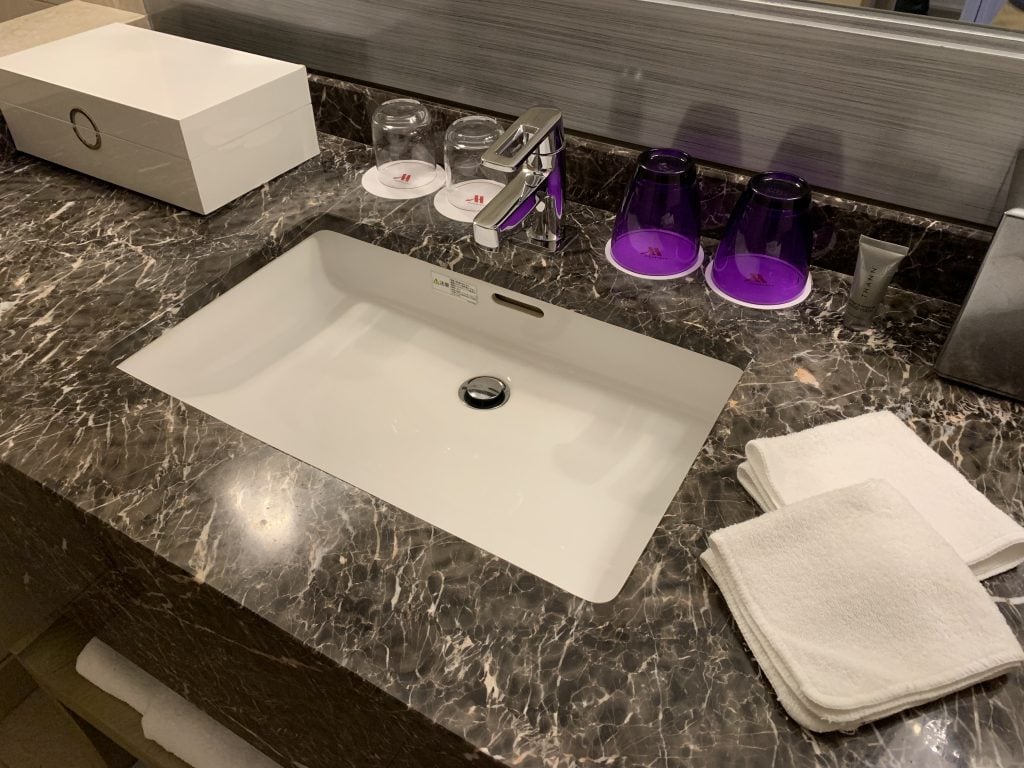 東京萬豪酒店Tokyo Marriott Hotel房間 14 2025 Tokyo Marriott Hotel-浴室洗手盆