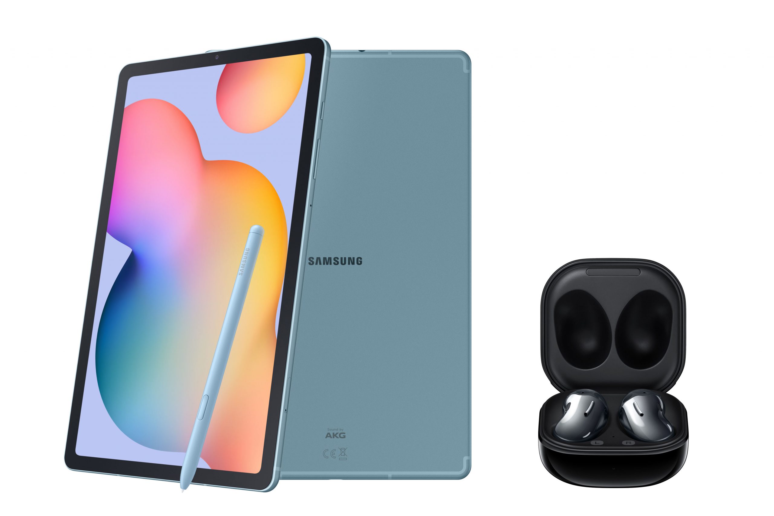 Tab S6 Lite Blue with Buds Live Black scaled 2025