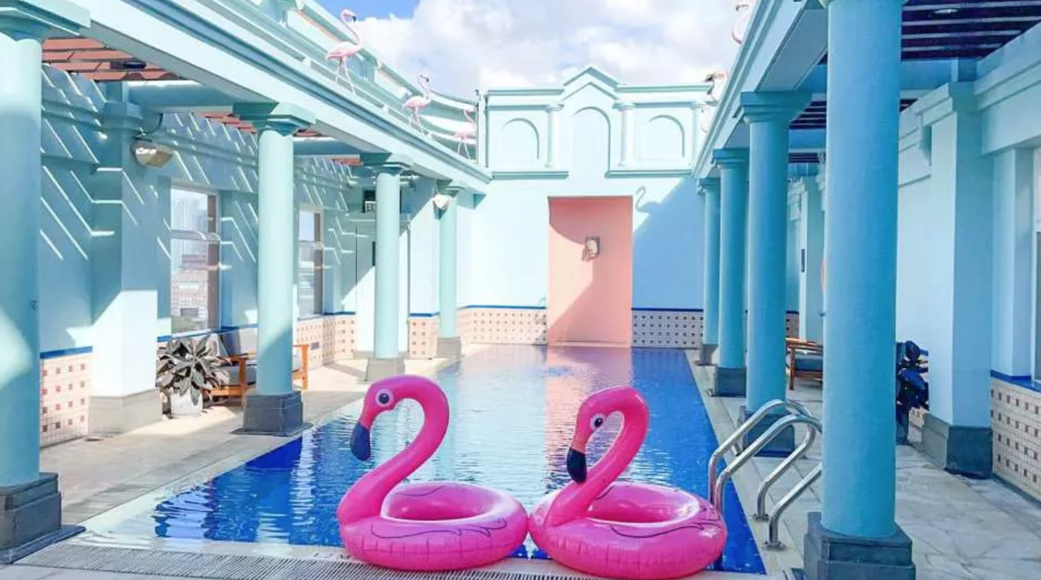 香港逸東酒店-小摩洛哥復古風泳池-旅遊打卡熱點