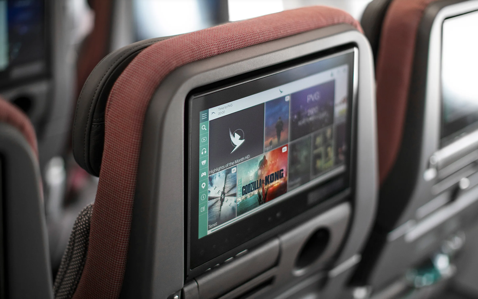 國泰A321neo-客艙配備4K超高清屏幕-Cathay Pacific A321neo