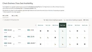 Asia Miles Upgrade Example 2026 Asia Miles Upgrade Example 2026