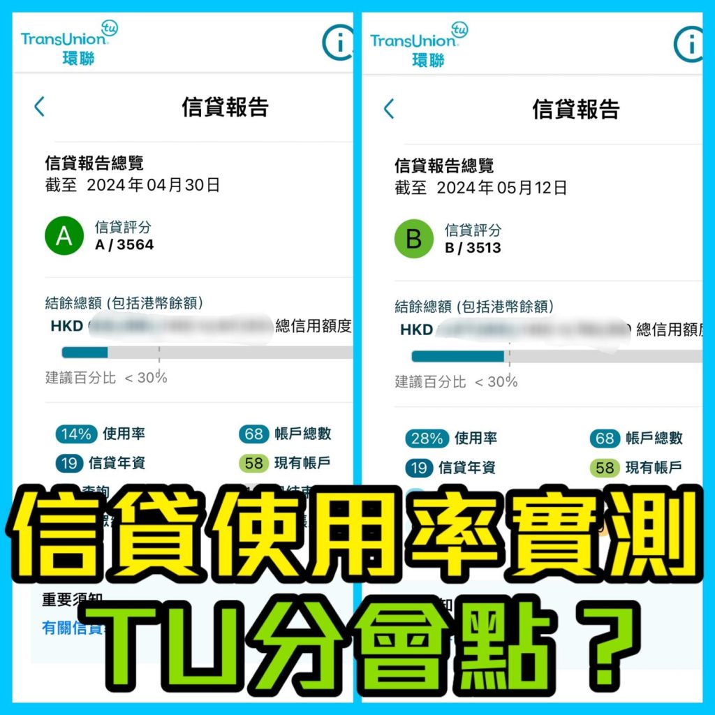 【實測】環聯信貸評級付費版報告睇真啲！付費版TU報告內容