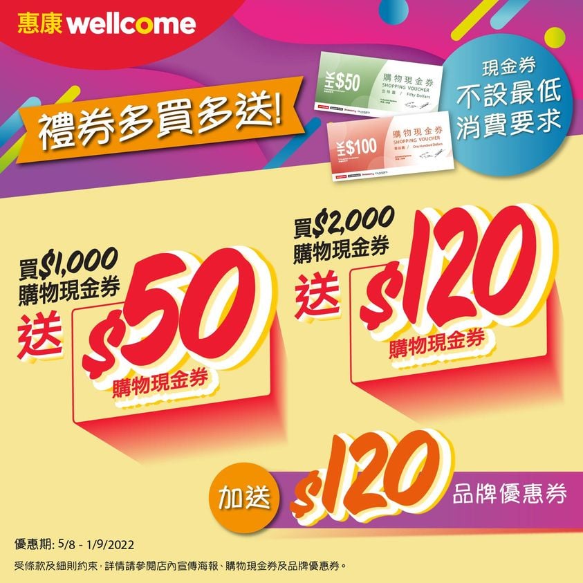 惠康現金券優惠】最新消費券買禮券優惠!Wellcome coupon滿HK$2,000即送你HK$120優惠券! | 里先生Mr. Miles 惠康現金券優惠】最新消費券買禮券優惠!Wellcome Coupon滿Hk$2,000即送你Hk$120優惠券! | 里先生Mr. Miles
