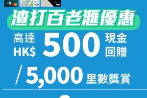 【渣打 百老滙優惠】渣打信用卡於百老滙簽賬享高達HK$500現金回贈或5,000里數 指定產品低至6折