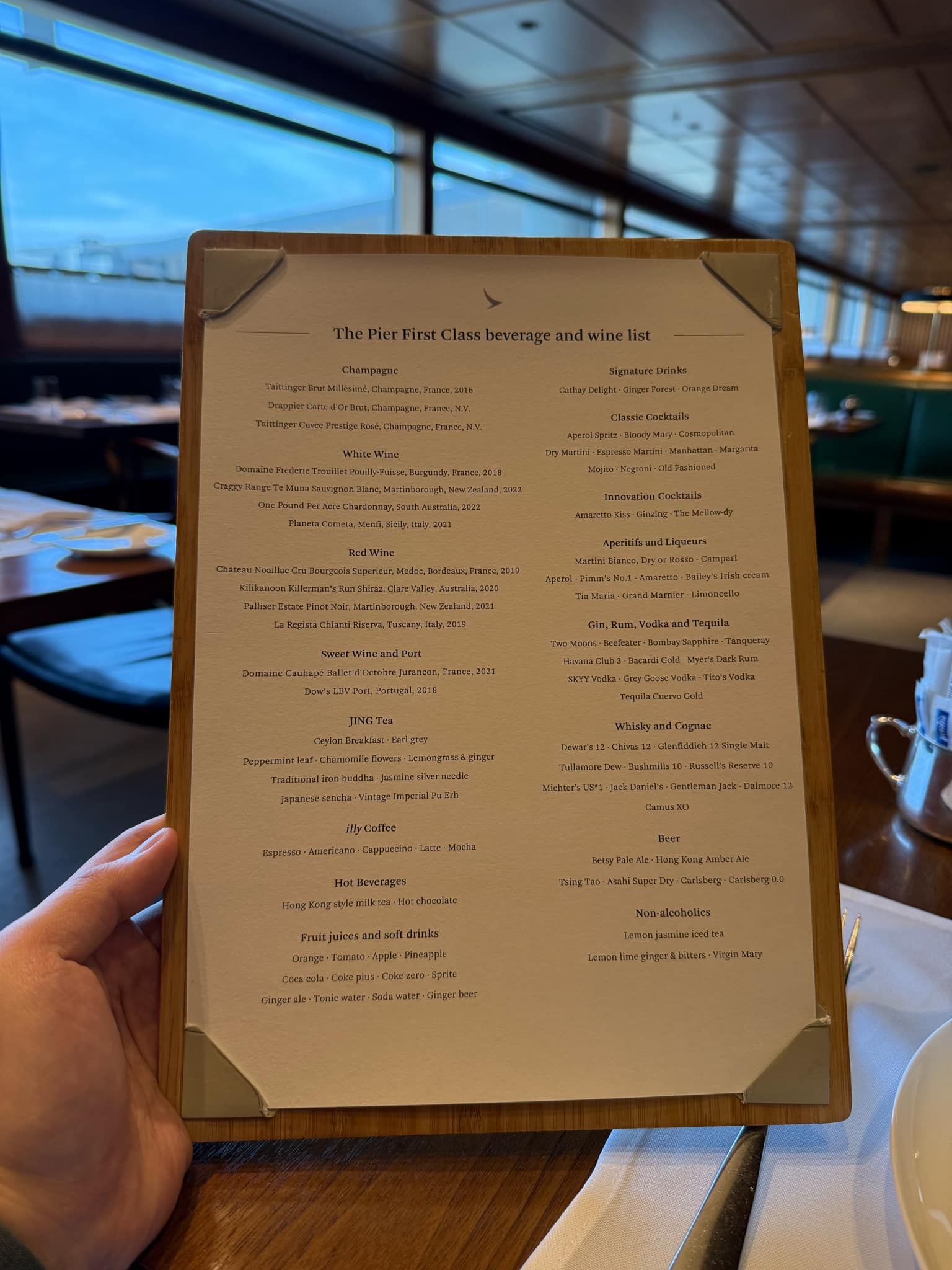 The Pier drinks 酒水 3 2025