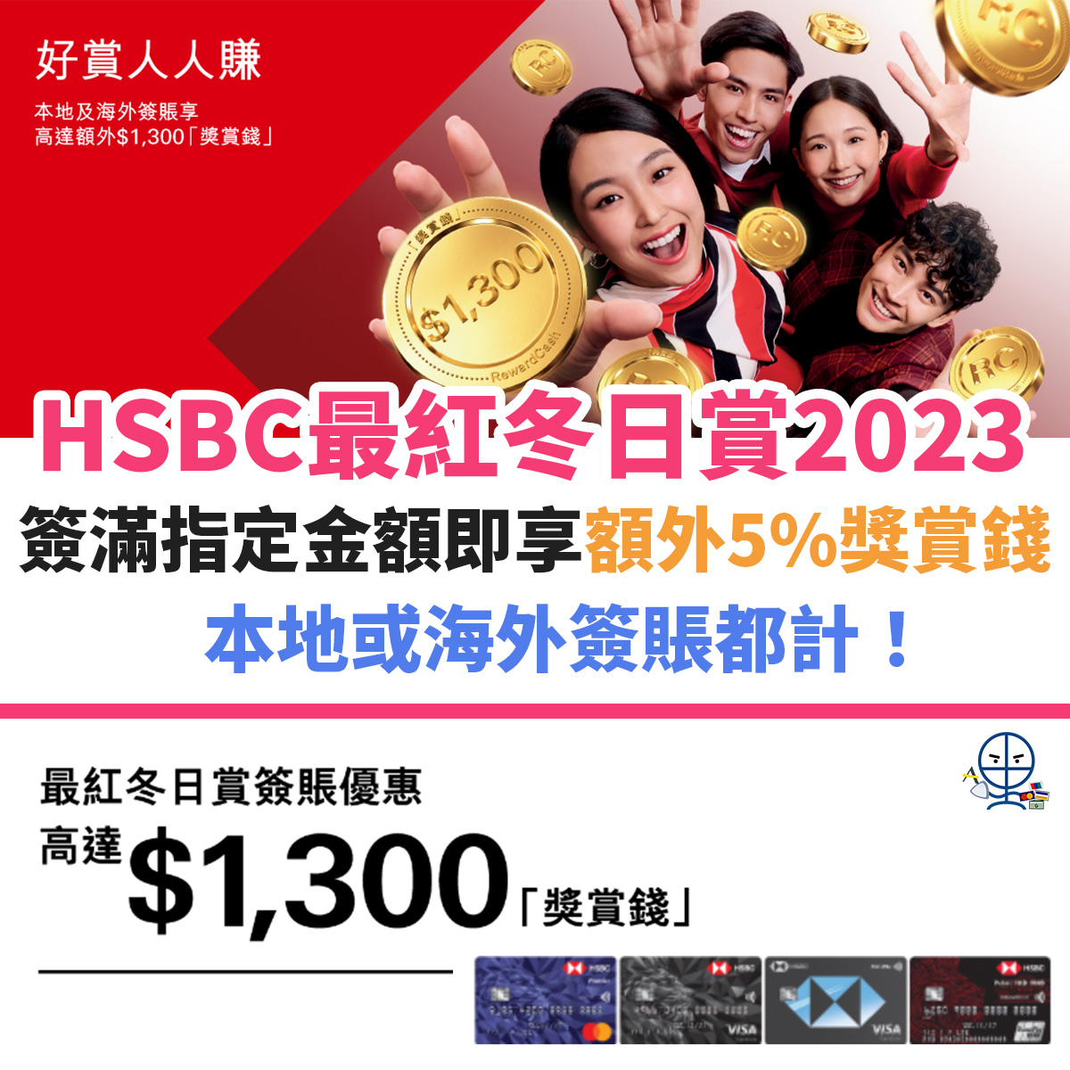 HSBC-最紅冬日賞-2023-滙豐-信用卡