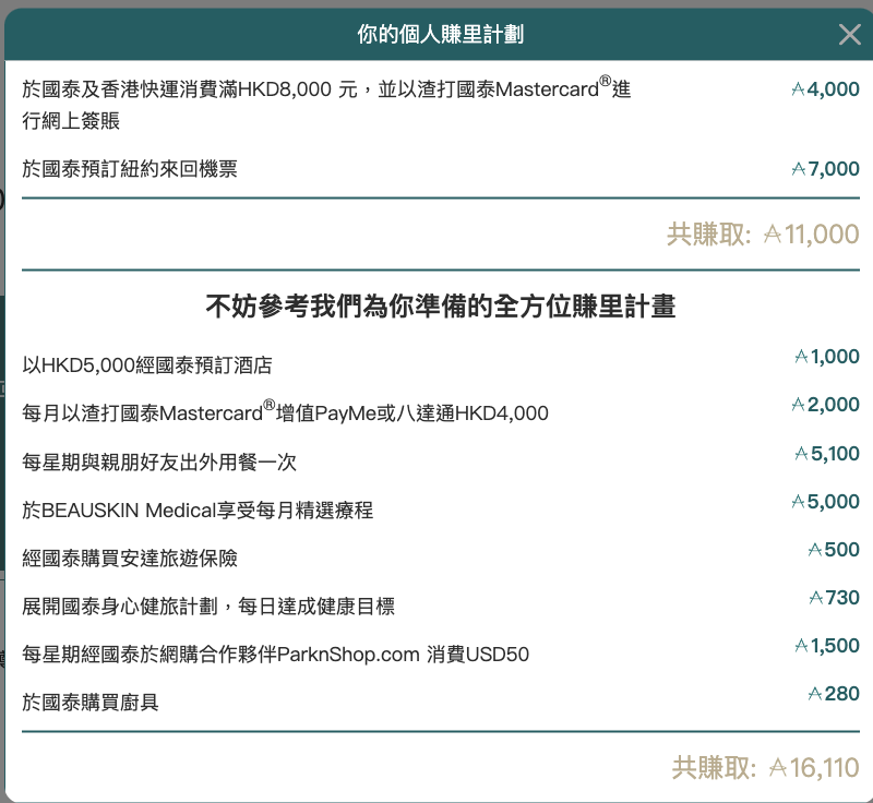 【儲里數攻略】日常生活隨時隨地都輕鬆賺Asia Miles！遠大里賞 始於日常