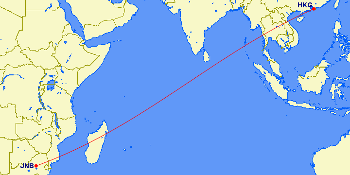 hkg jnb map 2025