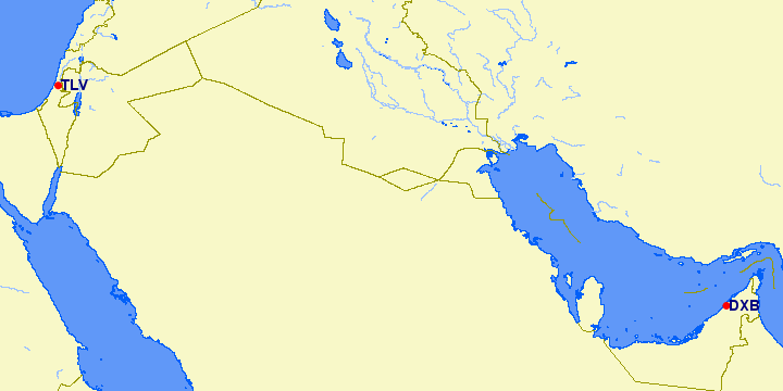 middle east map 2025