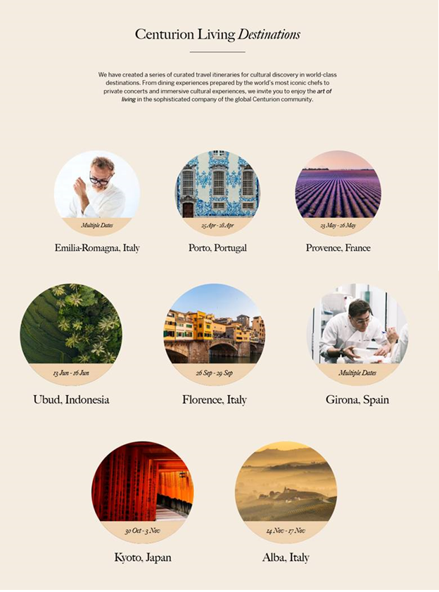 ae centurion living destination 2025