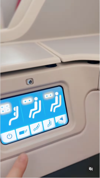 hx a330 business seat panel 2025