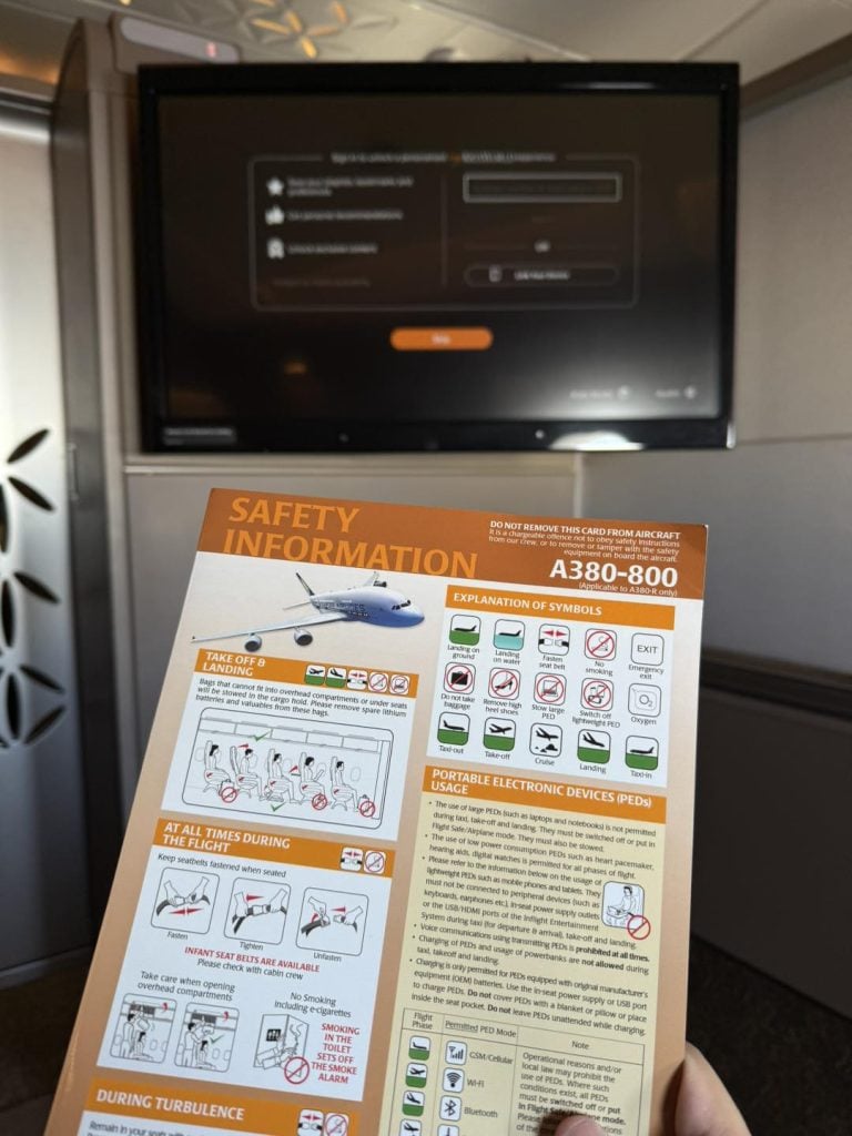 Singapore Airlines 15 2025
