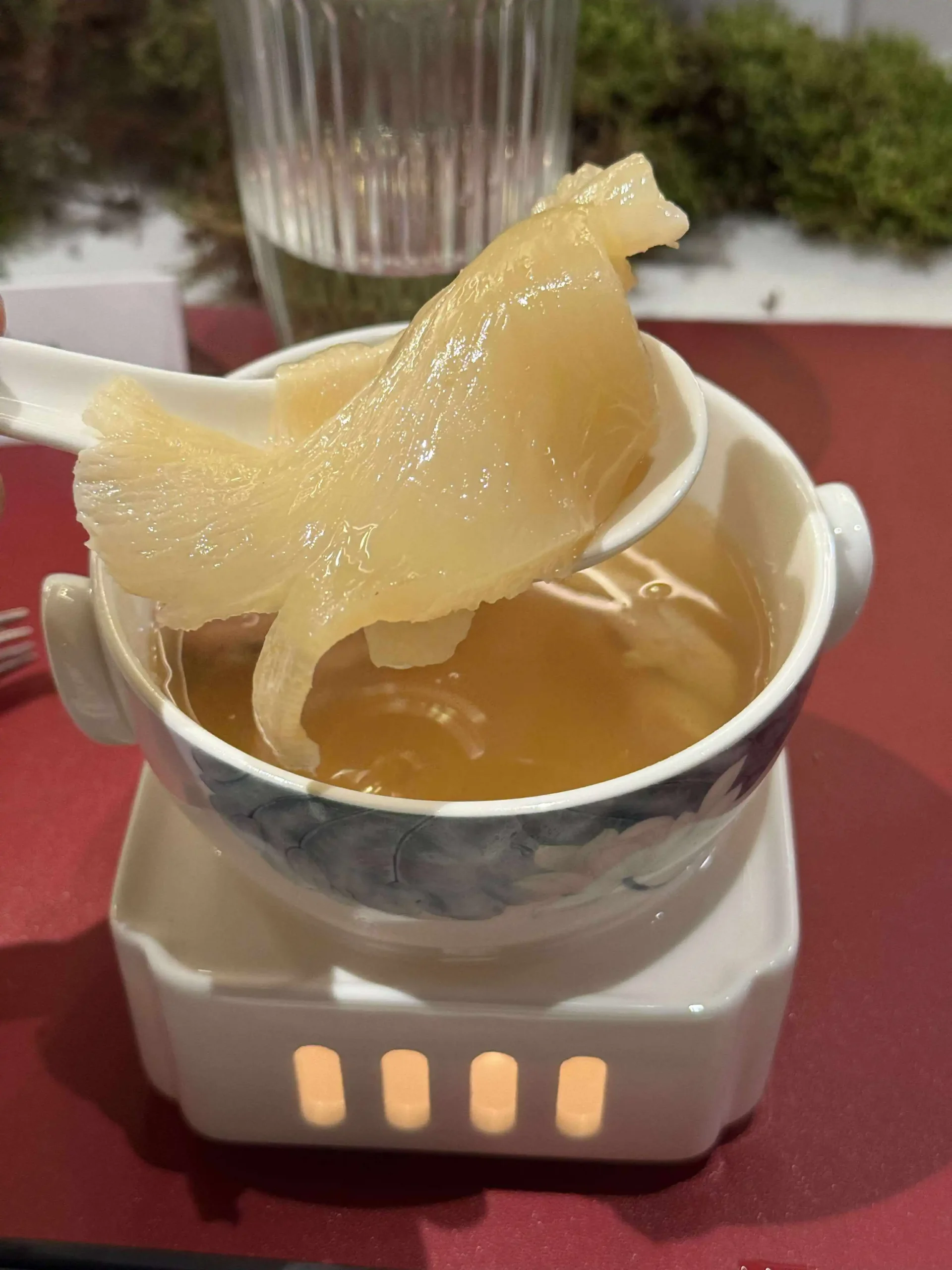 花膠雲腿燉雞湯