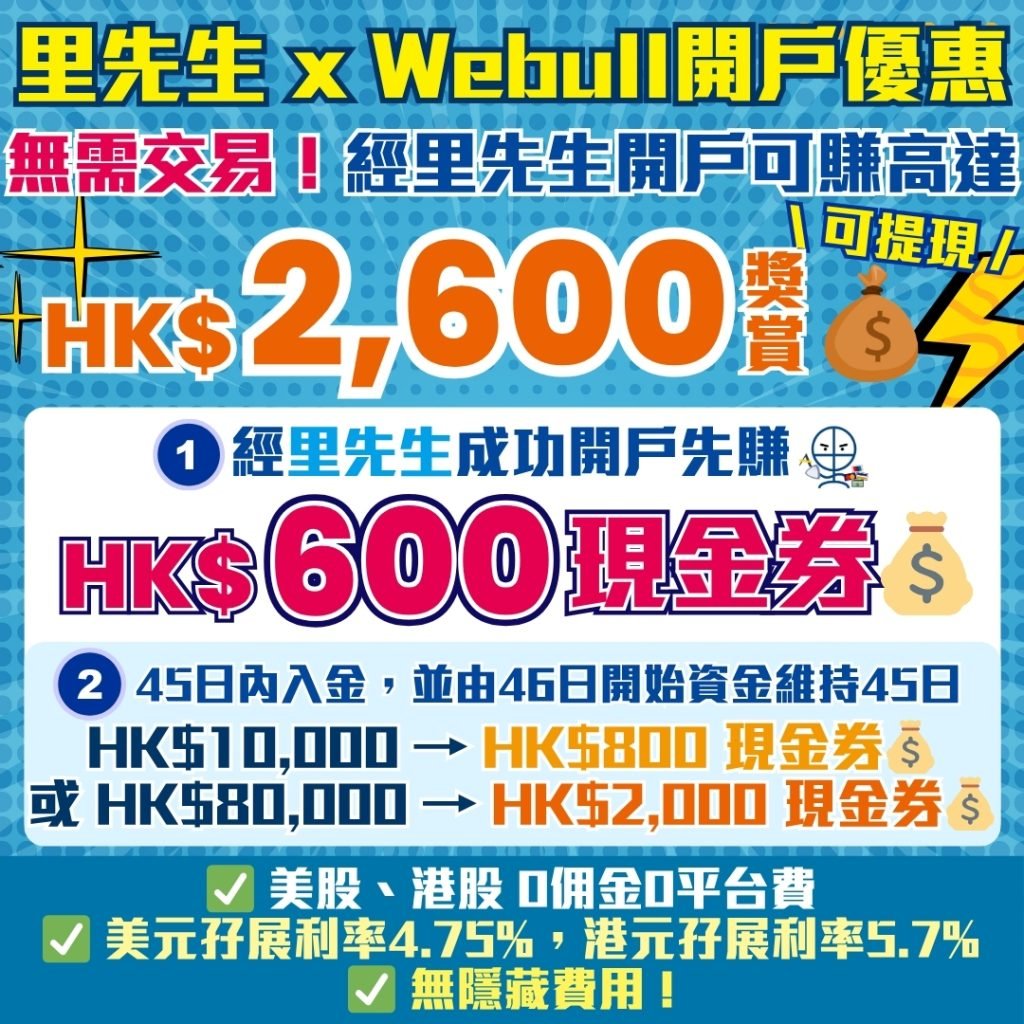 webull 微牛 開戶優惠 2025