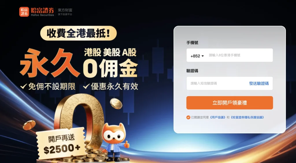 哈富開戶優惠 2025 哈富開戶優惠