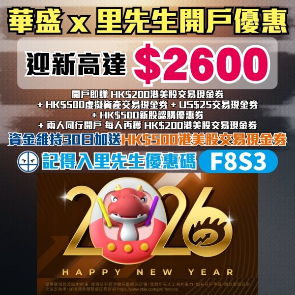 華盛証券開戶優惠 1 2026 華盛証券開戶優惠 1 2026