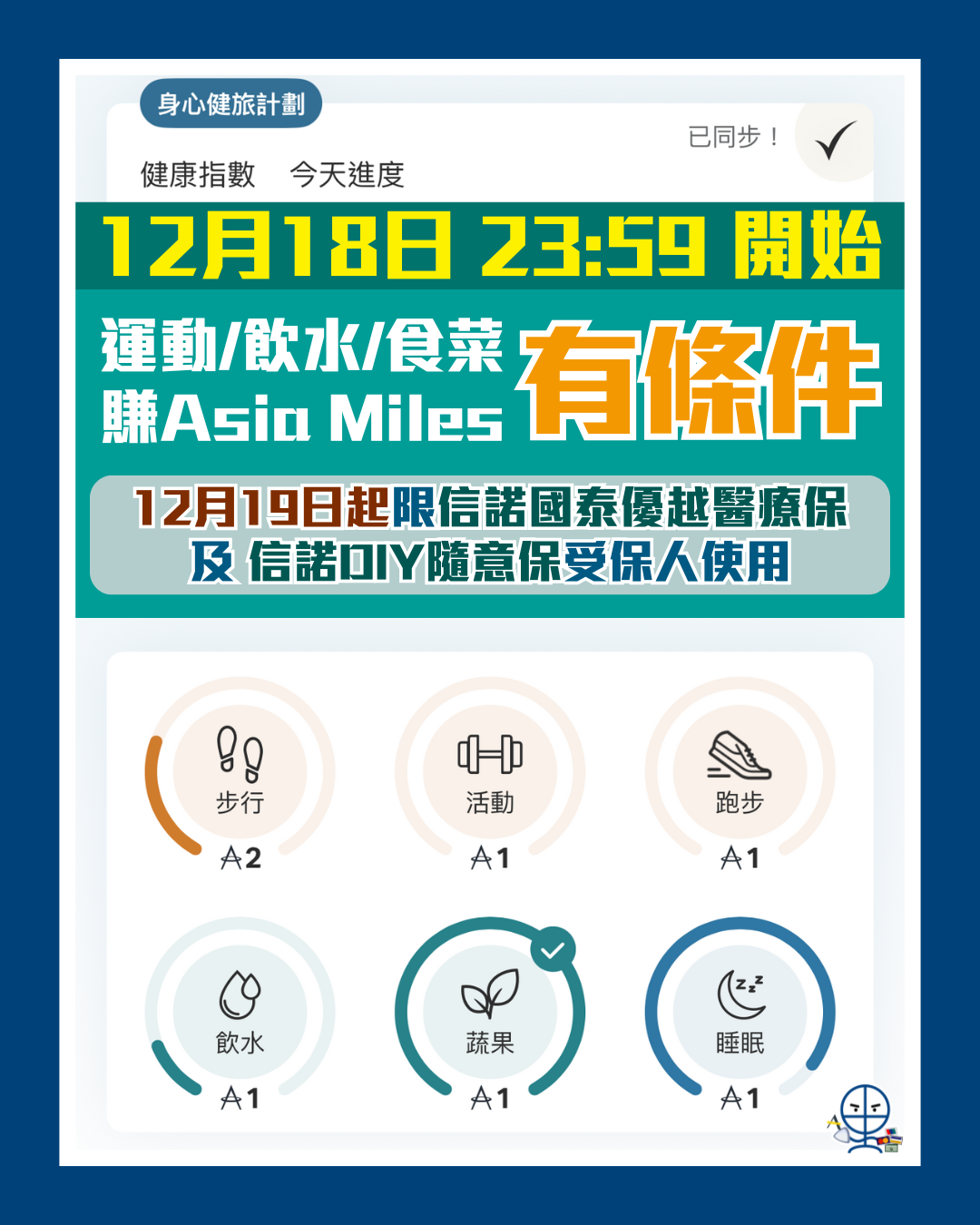 Asia Miles 身心健旅計劃 2025 Asia Miles 身心健旅計劃 2025