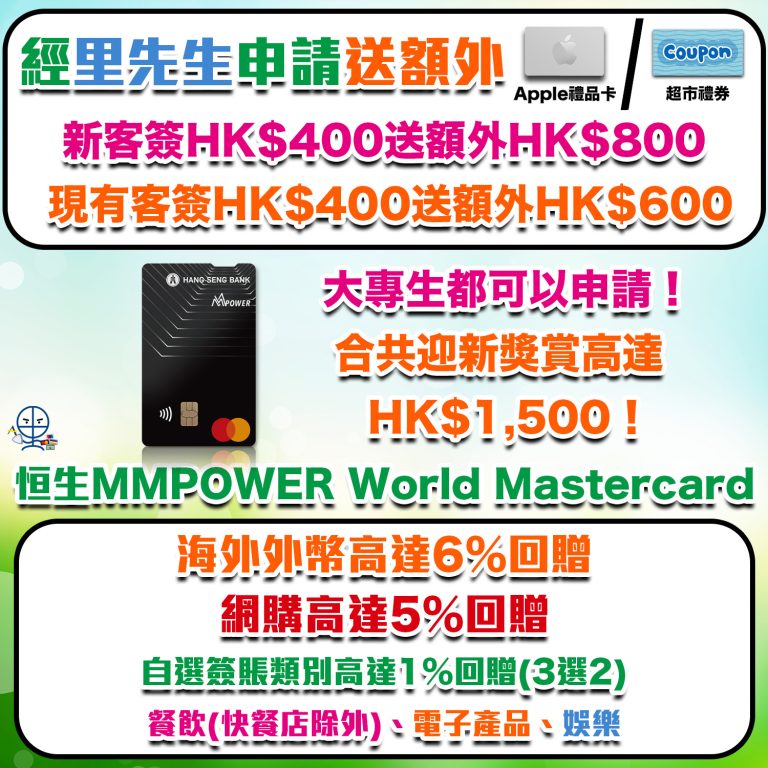 【HSBC World Debit Card 點用？】滙豐Mastercard扣賬卡海外簽賬0%手賺費再賺0.4%現金回贈！永久免年費！入錢 ...