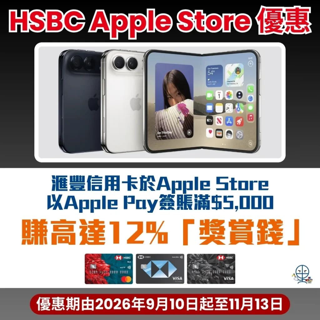 hsbc apple store iphone promo 2026 2026 HSBC iphone promo 滙豐信用卡apple store iphone額外回贈