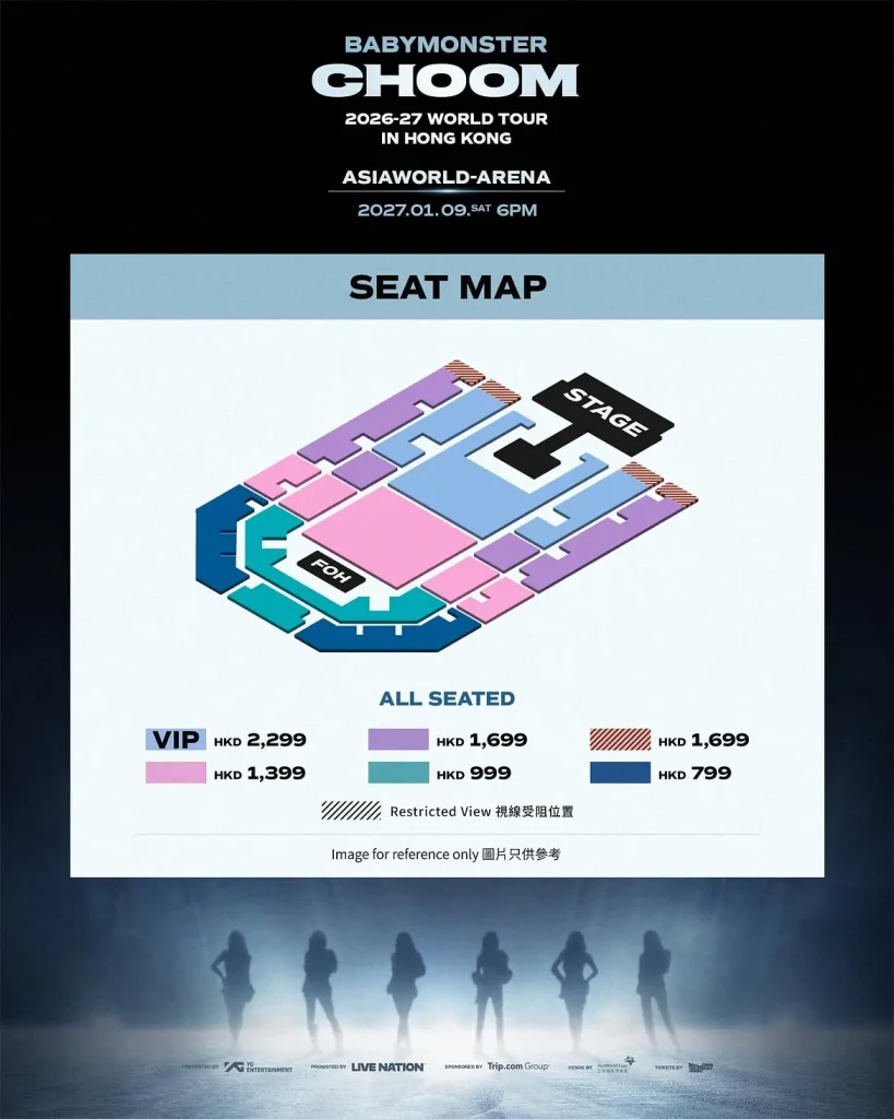 babymonster seat map 4 2026 babymonster seat map 4 2026