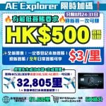 AE Explorer -Amex- 信用卡-迎新-里數-回贈-限時迎新-本地簽賬
