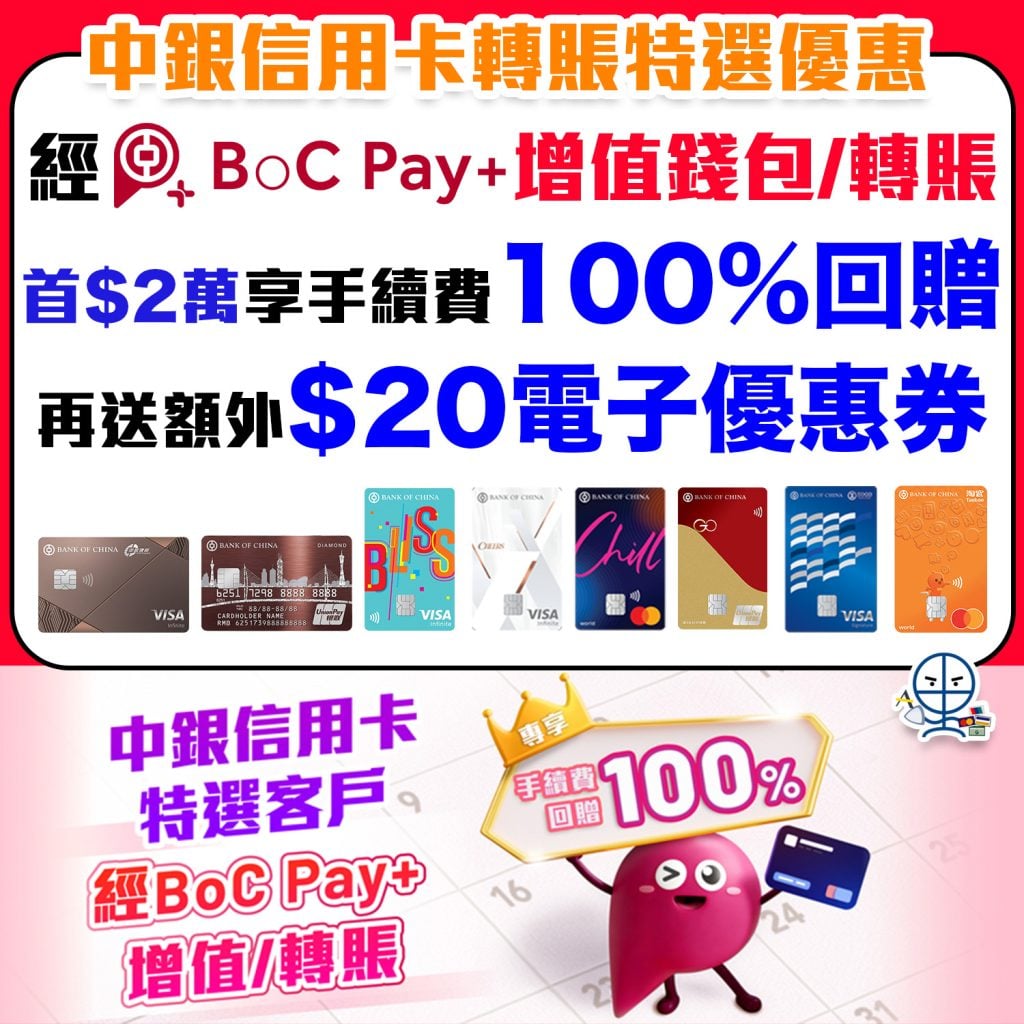 BOC pay FPS 現金套現 2026 BOC pay FPS 現金套現 2026