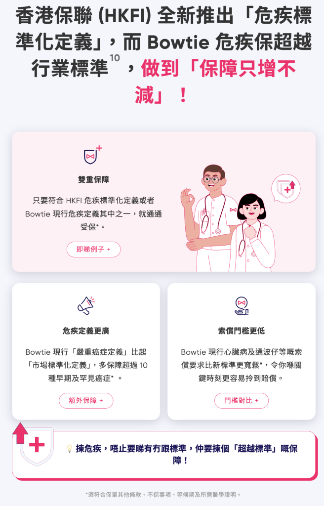 Bowtie 危疾保 2026 Bowtie 危疾保 2026